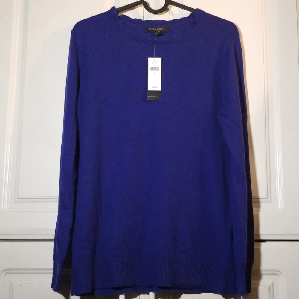 NWT Banana Republic Blue Sweater